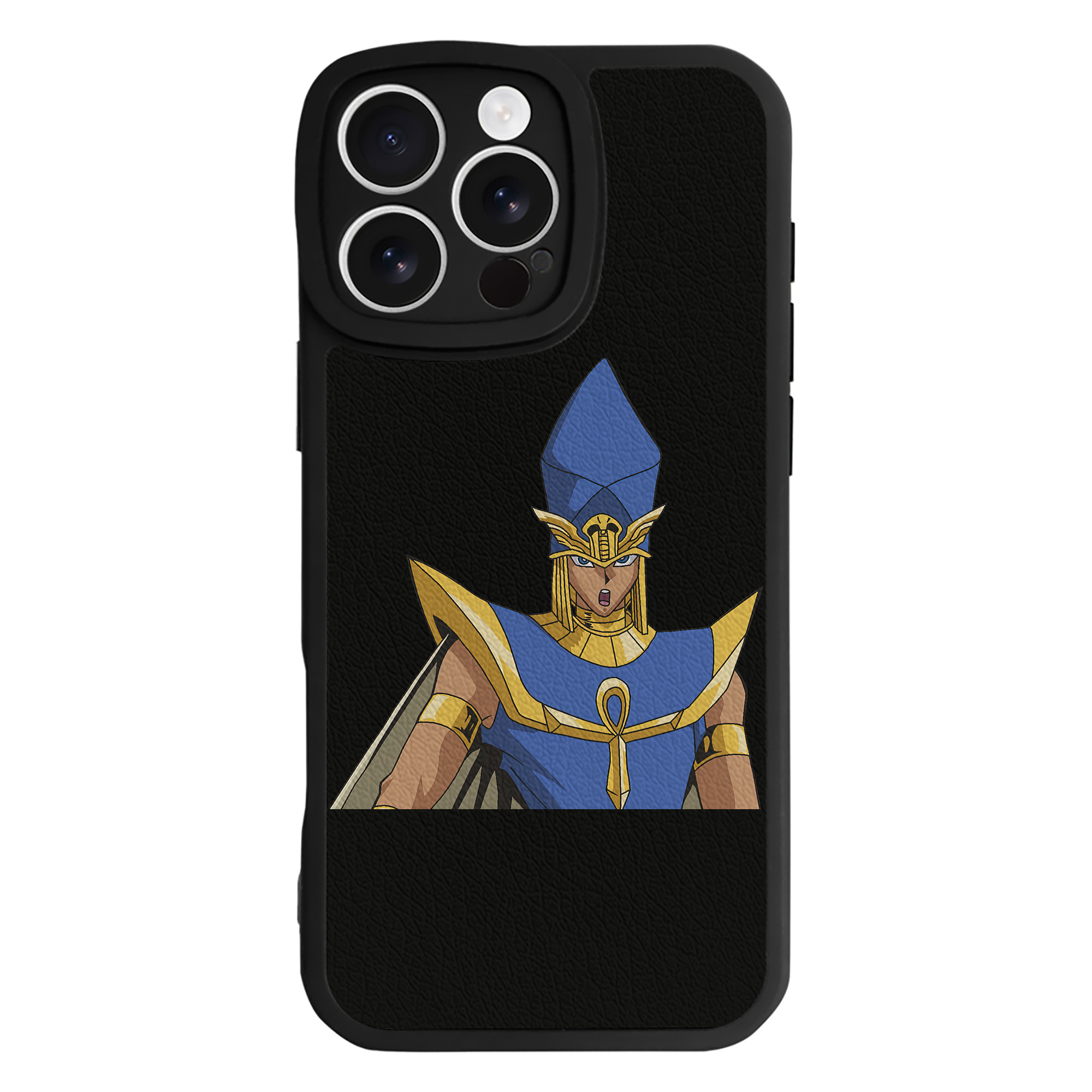 遊☆戯☆王 Yu-Gi-Oh! 【iPhone 16シリーズ対応】シリコンスマホケース（レザー調） 材質：シリコン